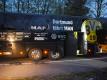 Der zerstörte BVB-Bus nach dem perfiden Anschlag