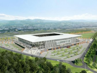 Der Bau des neuen Freiburger Stadions dauert wegen der Corona-Krise länger. Foto: dpa Der Bau des neuen Freiburger Stadions dauert wegen der Corona-Krise länger. Foto: dpa