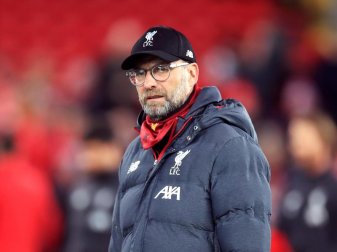 Jürgen Klopp freut sich wenigstens beim Online-Training über Kontakt zu seinen Spielern. Foto: Peter Byrne/PA Wire/dpa