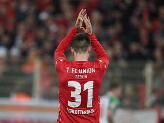 Bereitet sich auf einen unpersönlichen Abschied von Union Berlin vor: Leihspieler Keven Schlotterbeck. Foto: Jordan Raza/dpa Bereitet sich auf einen unpersönlichen Abschied von Union Berlin vor: Leihspieler Keven Schlotterbeck. Foto: Jordan Raza/dpa