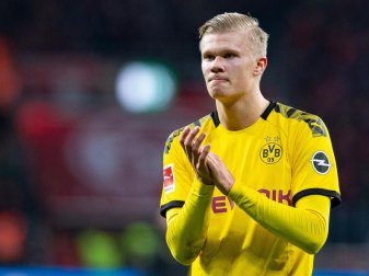 Unterstützt die Hilfsaktion von Teamkollege Marco Reus: BVB-Torjäger Erling Haaland. Foto: Guido Kirchner/dpa Unterstützt die Hilfsaktion von Teamkollege Marco Reus: BVB-Torjäger Erling Haaland. Foto: Guido Kirchner/dpa