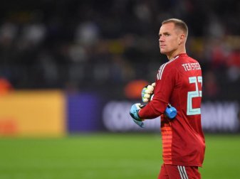 Die Vertragsgespräche zwischen Marc-André ter Stegen und dem FC Barcelona sind vorläufig auf Eis gelegt worden. Foto: Marius Becker/dpa Die Vertragsgespräche zwischen Marc-André ter Stegen und dem FC Barcelona sind vorläufig auf Eis gelegt worden. Foto: Marius Becker/dpa