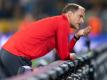 Steht zehn Spieltage vor Schluss mit Paris Saint-Germain in Frankreich an der Tabellenspitze: PSG-Coach Thomas Tuchel. Foto: Robert Michael/dpa-Zentralbild/dpa
