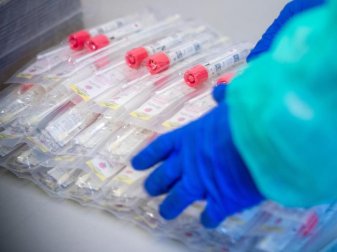 Die Bundesliga-Profis werden auf das Coronavirus getestet. Foto: Jens Büttner/dpa-Zentralbild/dpa