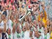 2019 gewann der VfL Wolfsburg den DFB-Pokal der Frauen. Foto: Federico Gambarini/dpa