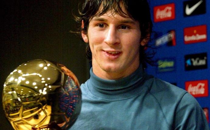 Barcelonas Star Lionel Messi im Jahr 2005. Foto: epa efe/EFE/dpa