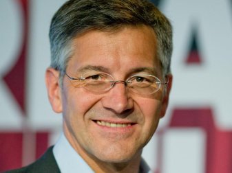 Herbert Hainer, Präsident des FC Bayern München. Foto: Daniel Karmann/dpa