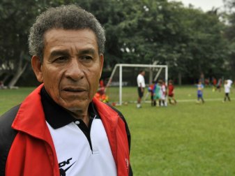 Mit COVID-19-Erkrankung im Krankenhaus: Hector Chumpitaz