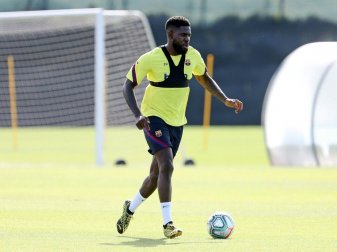 Samuel Umtiti verletzt sich im Barca-Training Samuel Umtiti verletzt sich im Barca-Training