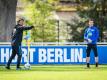 Vladimir Darida (r.) lobt den neuen Hertha-Coach