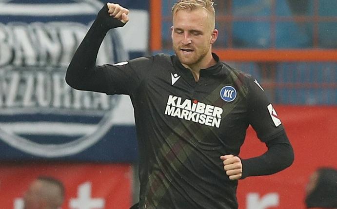Philipp Hofmann trifft in der 66. Minute zum 1:0