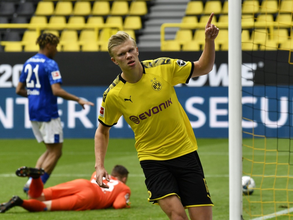 Erling Haaland bringt den BVB in Führung