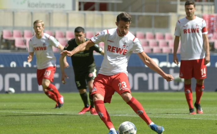 Mark Uth erzielte den Führungstreffer für Köln