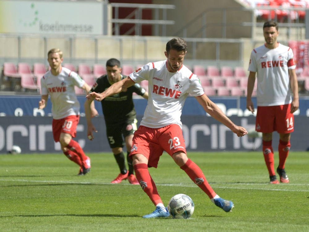 Mark Uth erzielte den Führungstreffer für Köln