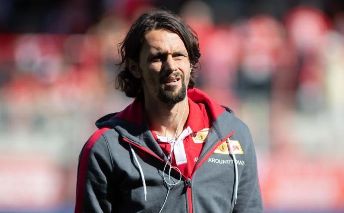 Unions Neven Subotic bleibt weiterhin nachdenklich. Foto: Soeren Stache/zb/dpa