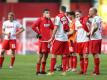 Die Spieler des 1. FC Köln waren nach dem 2:2 gegen den FSV Mainz 05 etwas enttäuscht. Foto: Lars Baron/Getty/Pool/dpa