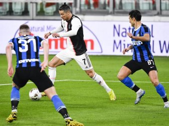 Noch wird in der Serie A wegen der Coronavirus-Pandemie kein Fußball gespielt. Foto: Marco Alpozzi/Lapresse via ZUMA Press/dpa Noch wird in der Serie A wegen der Coronavirus-Pandemie kein Fußball gespielt. Foto: Marco Alpozzi/Lapresse via ZUMA Press/dpa