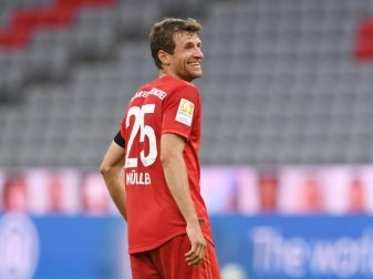 Thomas Müller freut sich auf das Duell mit dem BVB. Foto: Andreas Gebert/Reuters-Pool/dpa Thomas Müller freut sich auf das Duell mit dem BVB. Foto: Andreas Gebert/Reuters-Pool/dpa