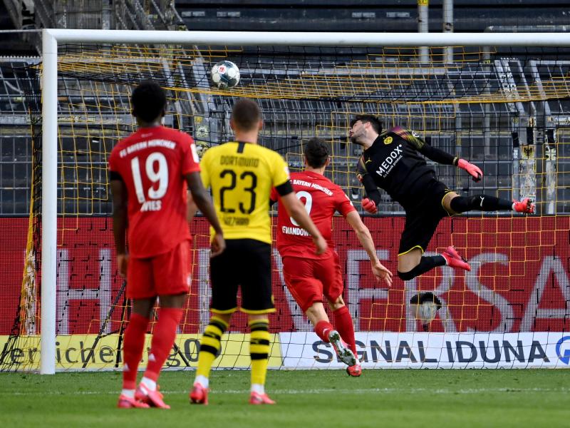 Ein Treffer von Nationalspieler Joshua Kimmich (nicht im Bild) sorgte für den Bayern-Sieg beim Spitzenspiel in Dortmund. Foto: Federico Gambarini/dpa-Pool/dpa