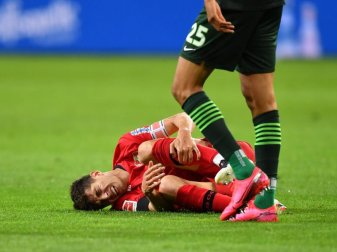 Für Leverkusens Kai Havertz lief das Spiel gegen den VfL Wolfsburg überhaupt nicht gut. Foto: Marius Becker/dpa-Pool/dpa Für Leverkusens Kai Havertz lief das Spiel gegen den VfL Wolfsburg überhaupt nicht gut. Foto: Marius Becker/dpa-Pool/dpa