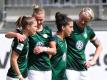 Der VfL Wolfsburg ist der Titelverteidiger in der Frauen-Bundesliga. Foto: Peter Steffen/dpa