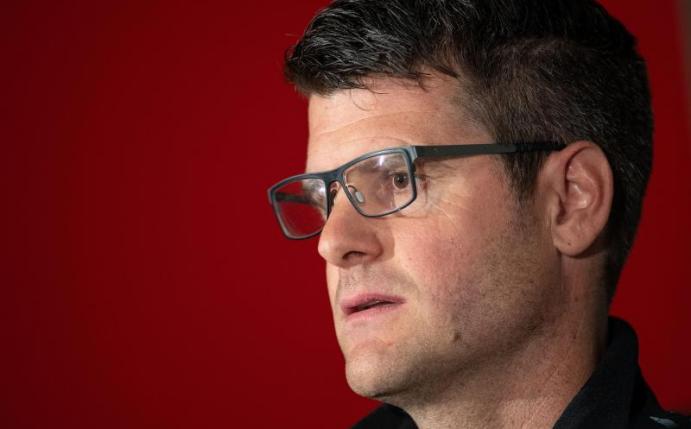 Trainer der FC-Bayern-Frauen: Jens Scheuer. Foto: Marius Becker/dpa