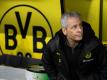 Um die Zukunft von Dortmunds Trainer Lucien Favre gibt es erneut Diskussionen. Foto: Bernd Thissen/dpa