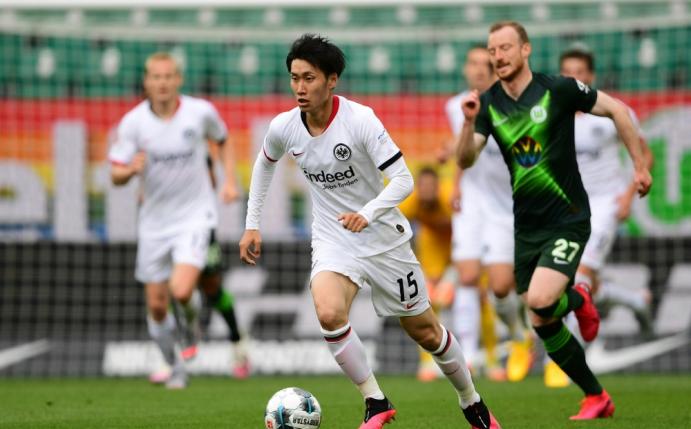 Daichi Kamada erzielt den Siegtreffer für Frankfurt