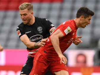 Fortuna-Profi André Hoffmann verlor mit Düsseldorf beim FC Bayern. Foto: Christof Stache/AFP/Pool/dpa Fortuna-Profi André Hoffmann verlor mit Düsseldorf beim FC Bayern. Foto: Christof Stache/AFP/Pool/dpa