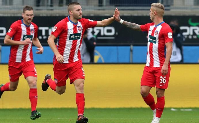 Heidenheim gewinnt gegen Erzgebirge Aue