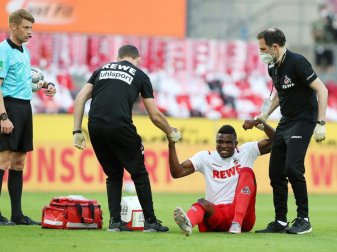 Der 1. FC Köln bangt um Jhon Cordoba (2.v.r.) Der 1. FC Köln bangt um Jhon Cordoba (2.v.r.)
