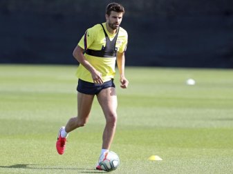 Gerard Piqué steht bald wieder für den FC Barcelona auf dem Feld. Foto: Miguel Ruiz/FC Barcelona via AP/dpa