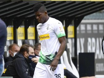 Mönchengladbachs Schweizer Stürmer Breel Embolo hat sich verletzt und fällt aus. Foto: Ina Fassbender/AFP-Pool/dpa Mönchengladbachs Schweizer Stürmer Breel Embolo hat sich verletzt und fällt aus. Foto: Ina Fassbender/AFP-Pool/dpa