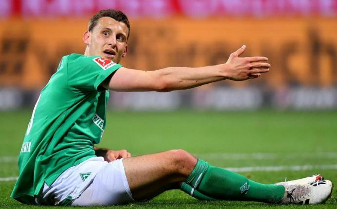 Glaubt an den Klassenerhalt von Werder Bremen: Maximilian Eggestein. Foto: Stuart Franklin/Getty-Pool/dpa