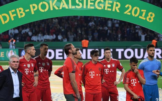Vor zwei Jahren verlor der FC Bayern München das DFB-Pokalfinale gegen Eintracht Frankfurt. Foto: Peter Kneffel/dpa