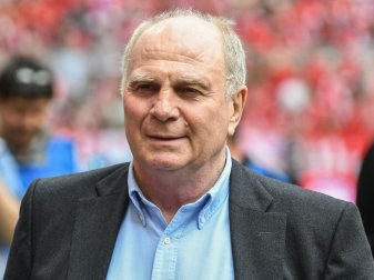 Ist von der Mannschaft begeistert: Uli Hoeneß Ist von der Mannschaft begeistert: Uli Hoeneß