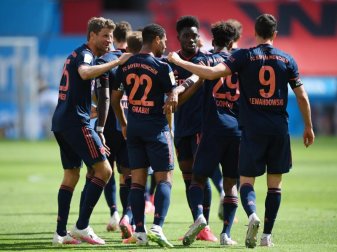 Wollen gegen Eintracht Frankfurt den Einzug ins Pokalfinale fix machen: Die Spieler des FC Bayern München. Foto: Matthias Hangst/Getty Images Europe/Pool/dpa Wollen gegen Eintracht Frankfurt den Einzug ins Pokalfinale fix machen: Die Spieler des FC Bayern München. Foto: Matthias Hangst/Getty Images Europe/Pool/dpa