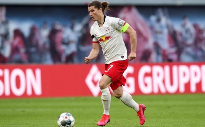 Marcel Sabitzer ist derzeit noch angeschlagen. Foto: Alexander Hassenstein/Getty Images Europe/Pool/dpa