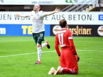 Davy Klaassen jubelt nach seinem Führungstor Davy Klaassen jubelt nach seinem Führungstor