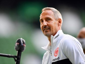 Eintracht-Trainer Adi Hütter war nach dem Sieg in Berlin zufrieden. Foto: Stuart Franklin/Getty Images Europe/Pool/dpa Eintracht-Trainer Adi Hütter war nach dem Sieg in Berlin zufrieden. Foto: Stuart Franklin/Getty Images Europe/Pool/dpa