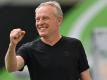26 Jahre ist Christian Streich mittlerweile für den SC Freiburg tätig. Foto: Sascha Steinbach/epa Pool/dpa