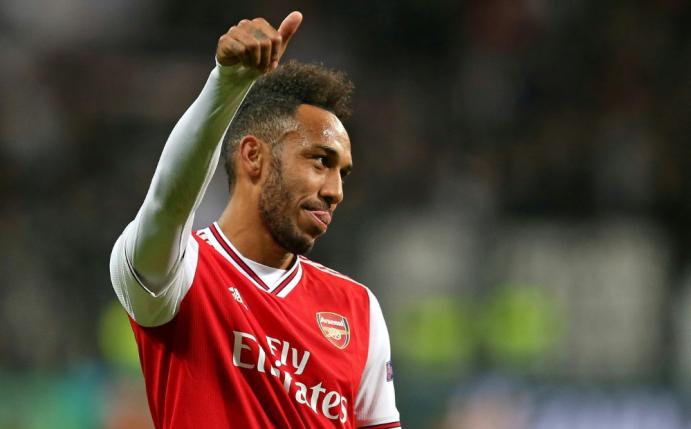 Aubameyang spielt seit 2018 für Arsenal