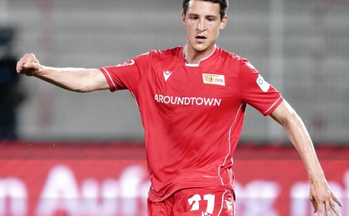 Union-Leihspieler Keven Schlotterbeck wird nach der Saison wie vereinbart zum SC Freiburg zurückkehren. Foto: Kay Nietfeld/dpa