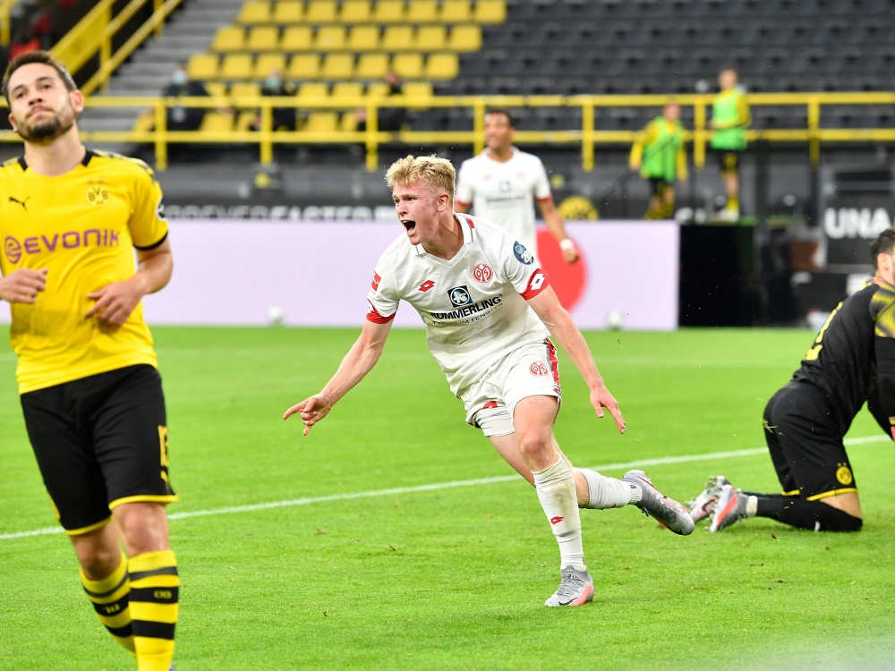 Burkardt bringt Mainz gegen den BVB in Führung