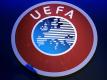 Das Logo der Europäischen Fußball-Union UEFA. Foto: Jamie Gardner/PA Wire/dpa
