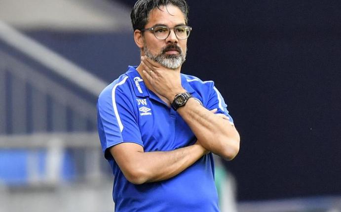 Trainer David Wagner erlebt mit dem FC Schalke 04 bittere Wochen. Foto: Martin Meissner/AP-Pool/dpa