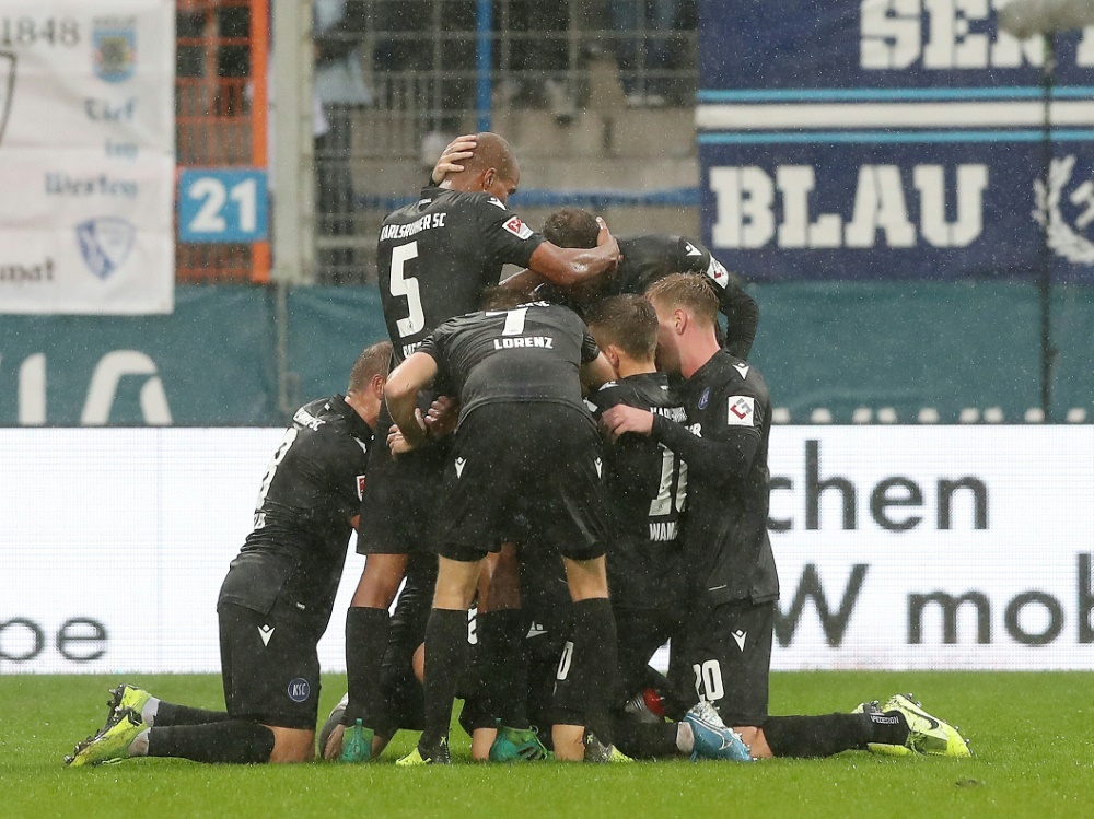 Karlsruhe holt wichtigen Punkt im Abstiegskampf