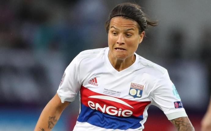Trägt weiter das Trikot von Olympique Lyon: Dzsenifer Marozsan. Foto: Nick Potts/PA Wire/dpa