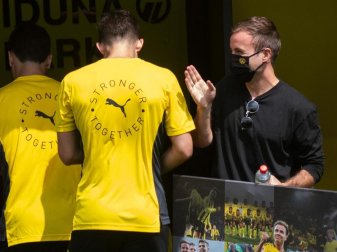 Wurde beim BVB verabschiedet: Mario Götze. Foto: Bernd Thissen/dpa Wurde beim BVB verabschiedet: Mario Götze. Foto: Bernd Thissen/dpa