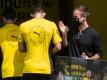 Wurde beim BVB verabschiedet: Mario Götze. Foto: Bernd Thissen/dpa